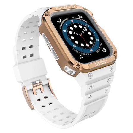 Armbånd kompatibelt med Apple Watch 7/6/5/4/3/2/SE (42/44/45mm) White