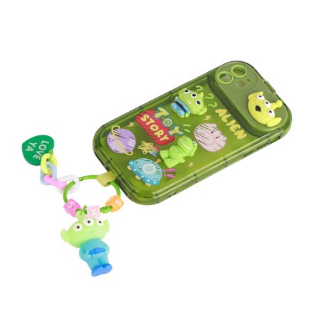 Mobiltelefon Cover Stereoskopisk Tegneserie Stilful Støvsikker Blød Telefonholder Beskyttende Cover med Hængende Ornamenter Tre Øjede Dreng til 