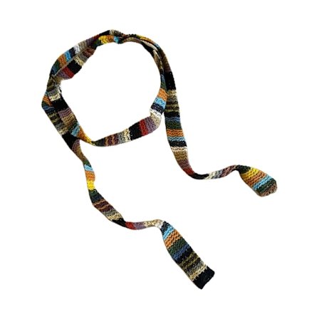 Smal Stickad Halsduk Multifunktionell Halsduk För Daglig Användning