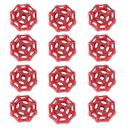 12 st Metallslang Hjulhandtag Ventil Kranhandtag Ersättningsventil Handratt Spigot Handtag