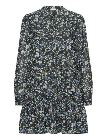 Enmagic Ls Sh Dress Aop 6716 Blue Envii