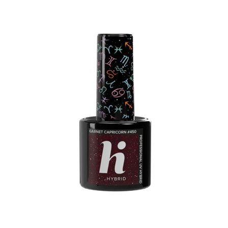 HI HYBRID Zodiac Smalto Semipermanente #450 Garnet Capricorn 5ml - Smalto Gel e semipermanente
