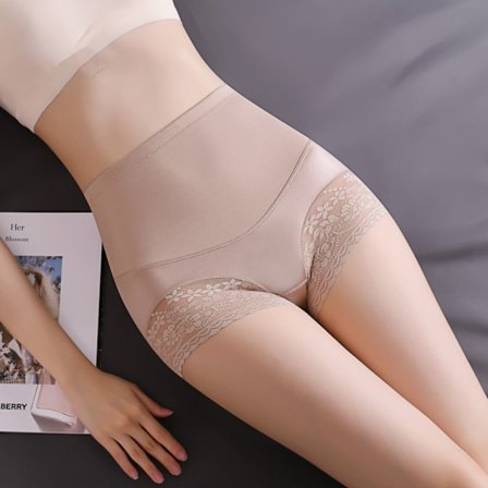 Kvinnor Sömlösa Shapewear Hög Midja Underkläder Kroppsformare Hud