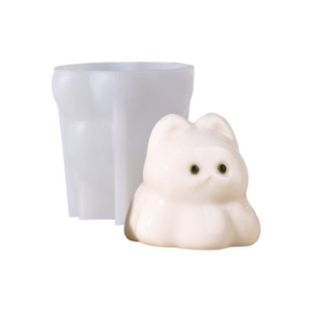 Myk hundeformet melkepuddingform Fleksibel silikondessertform Is-pulverform Dyrekakedekorasjonsformer