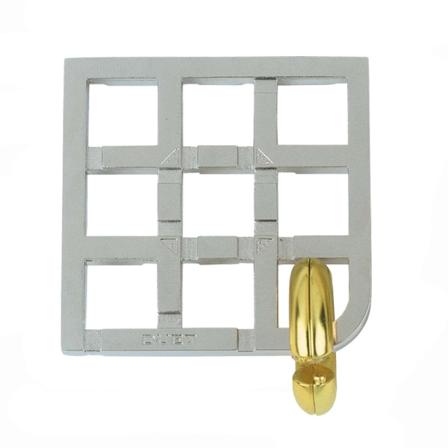 Sinkkiseosavapaa lukko-burri-palapeli Magic Alloy -koulutuslelut - Narupalapeli - Älyllinen irtoava solki Alloy-Tian Zi Lock