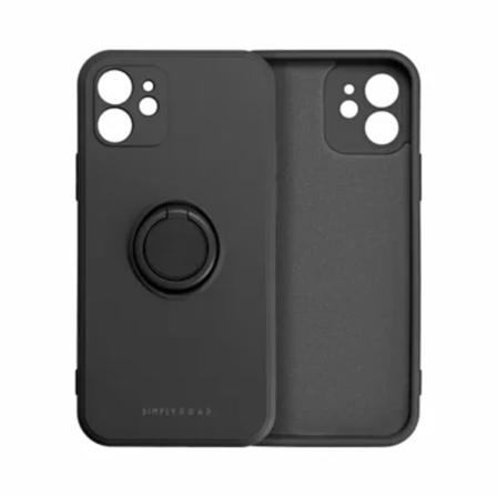 Roar iPhone 15 Plus -puhelinkuori rengaspidikkeellä Amber - Musta