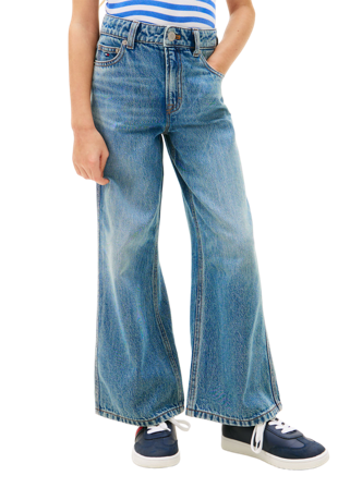 Tommy Hilfiger Mabel Wide Leg Jeans Dam Blå 166