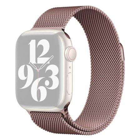 KALEBOL KLB-ML-001 Apple Watch Series 41 mm / 40 mm / 38 mm Milanese metallarmbånd - Rose Gull
