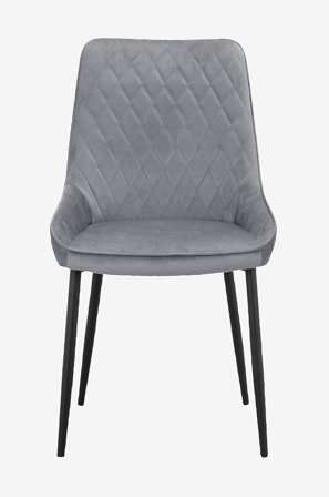 Loft24 - Ruokailutuoli käsinojalla MAYA, 2-pakkaus - Harmaa - Tuolit - - Homeroom