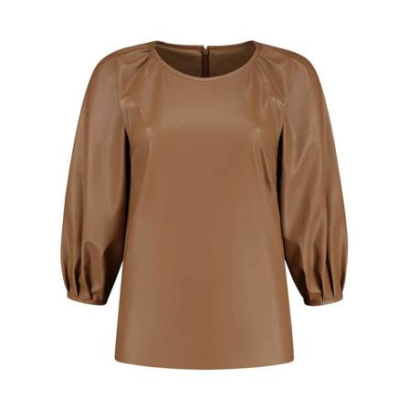 Fifth House Blouse FH 6-202 , Bruin , Dames , Maat: M