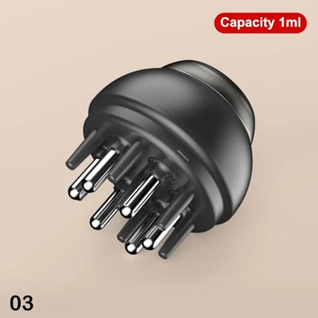 Hodebunnsapplikator Flytende Hårkam Vekstserum Nærende Olje Mini Bærbar Hårrøtter Massasje Medisinkam Hodebunnsmassasjeapparat