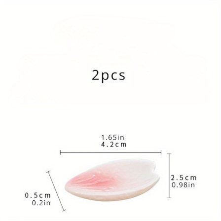 2 stk. Elegant Kirsebærblomst Keramisk Pind & Ske Holder - High-End Bordtilbehør