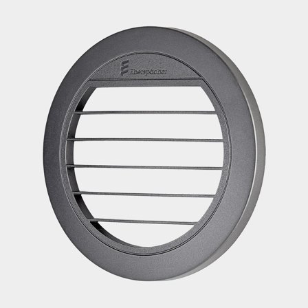 Grelha para saída de ar Eberspächer, 75 - 90 mm, aberta, plástico, preta