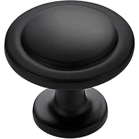 20 st Köksknoppar Lådhandtag Kommodknoppar Matt svart