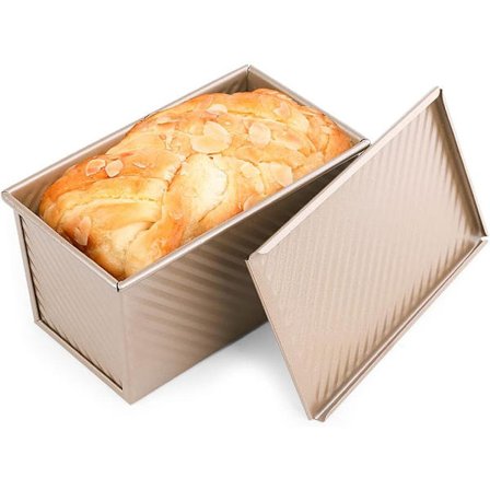 Pullman Brødform med Lokk 21,3x11,4x10,4 cm Brødform med Lokk Brød Toast Form med Lokk