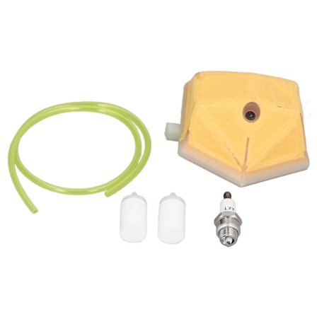 Tändstift Luftfilter Bränslefilter Bränsleslangssats 503443201 kompatibel med Husqvarna 51 55 Motorsåg-YM