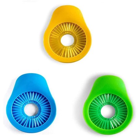 Sæt med 3 ensilagebørster til fjernelse af majssilke