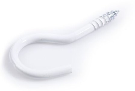 ARVID NILSSON SKRUEKROK 50 EPOXY HVIT 4STK