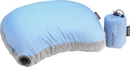 Cocoon Air Core Pillow Hood/Camp UL Light Blue/Grey - Cocoon