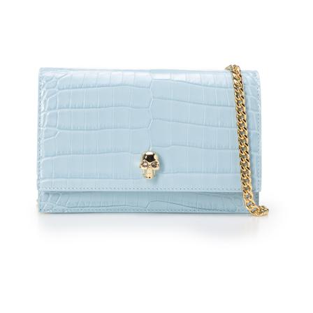 Alexander McQueen Cross Body Tass , Blauw , Dames , Maat: ONE Size Schoudertassen