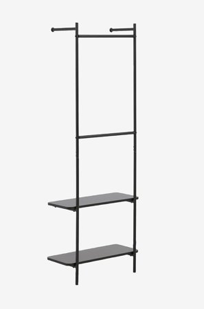 Kave Home - Klesoppheng Galatia - Svart - Klesoppbevaring - Fra Homeroom