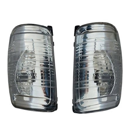 för Transit Spegel Blinkers Indikator Spegel Vit AB 2013 Höger+Vänster Backspegel Blinkers