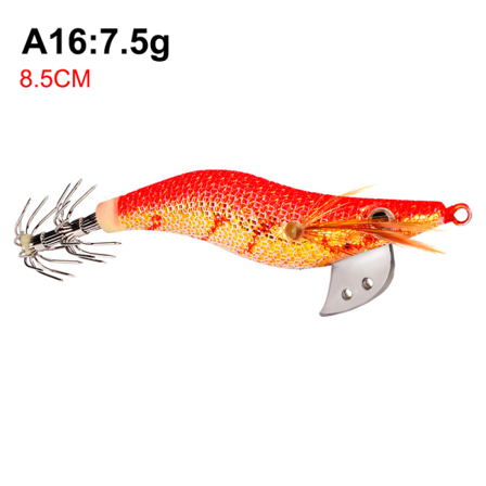 Räkor Squid Hook Simulering Set Av Squid Road Sub-bait Fishin