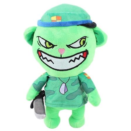 28cm Kids Happy Tree Friends Pehmolelu Anime Cartoon Flippy Fliqpy Flaky Nutty Pehmolelu Nukke Lahja Fliqpy