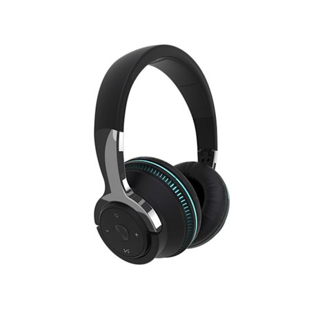 H2 Over-Ear Bluetooth Hörlurar Vikbara Hifi Stereo Hörlurar Svart