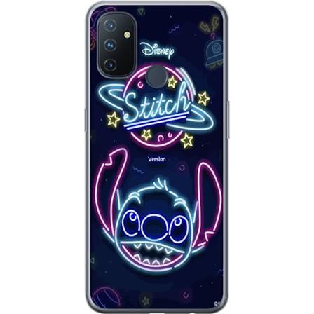 OnePlus Nord N100 Gennemsigtig cover Stitch Neon