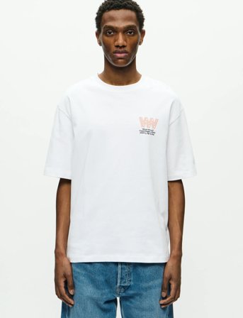 WOOD WOOD Wwgary Tee Sphere 25222 - White - XXL