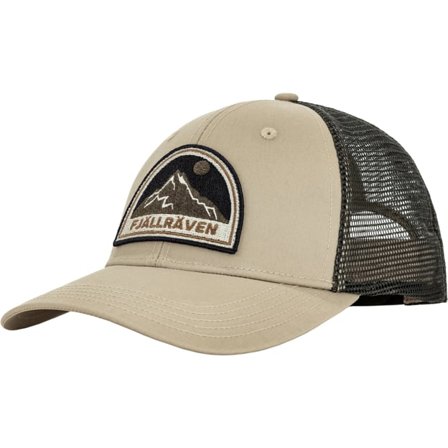 Fjällräven Badge Långtradarkeps S/M - unisex - Fossil - Kaps, Lues & beanies