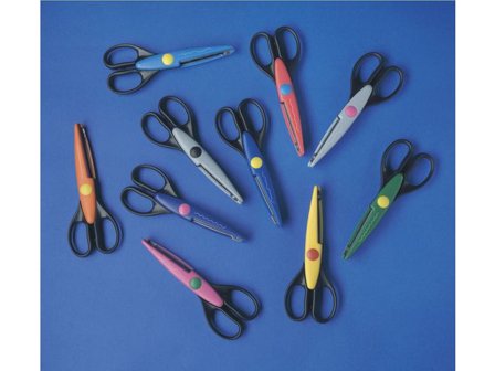 PLAYBOX Mönstersaxar 10/fp - Lyreco - Skola och förskola - Bild och form - Saxar - Skola