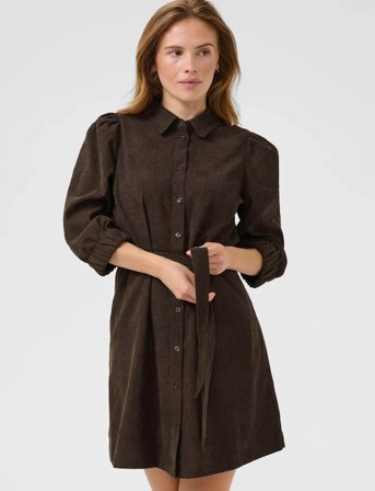 Kaffe Kavera Dress - Brown - 42