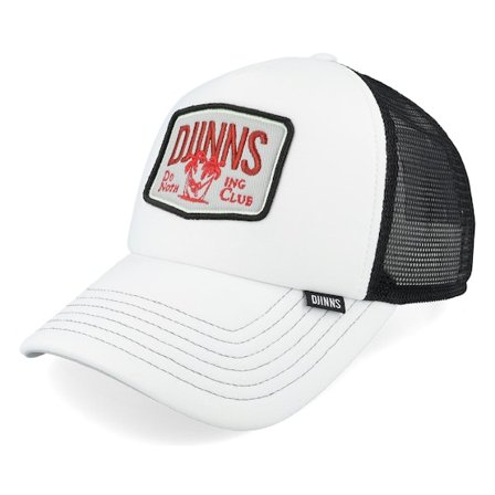 Djinns - White trucker Gorra - Hft Cap Dnc Paddy Pad Black/White A-Frame Trucker @ Hatstore