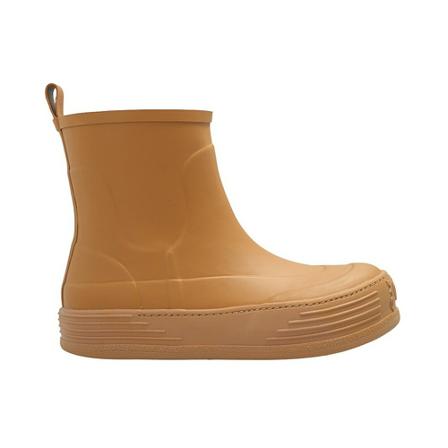 Palm Angels, Rain boots with logo Beige, Dames, Maat:41 EU