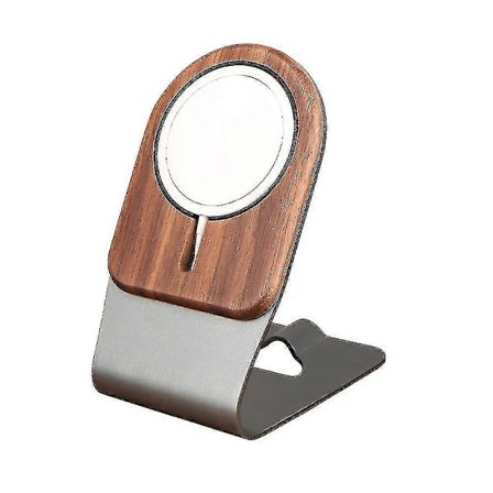 Langaton puinen latausteline