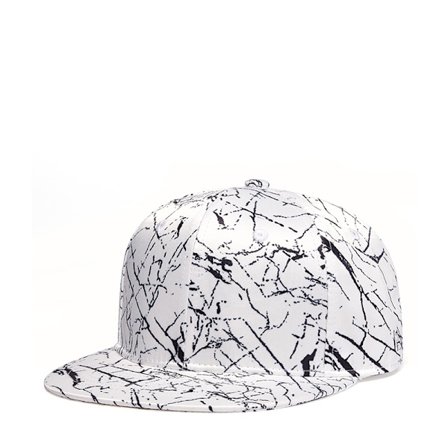 Klassisk Snapback Hat Hip Hop Flat Bill Visor Cap - Unisex Voksen A