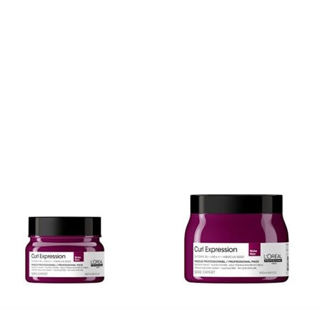 Hårmask - L'Oréal - Curl Expression - 500ml - Intensiv återfuktning - Utmärkt glans