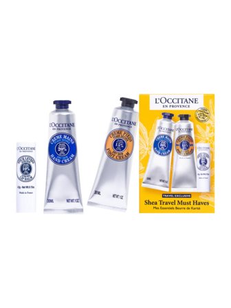 L'Occitane en Provence Shea Butter Set Cont.: Shea Hand Cream 30 ml (GH 1489489) + Shea Foot Cream 30 ml (GH 1404694) +Shea Ur Lip Stick 4.5 gr (GH 