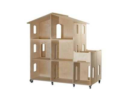 MICKI Dockhus på hjul Educational - Lyreco - Skola och förskola - Lekmaterial - Dockhus, bondgård och lekhus