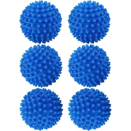 Vaskemaskin Ball, 6Pcs Vaskemaskin Ball, Tørkeballer, Tørketrommel Bal