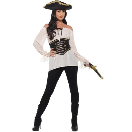 Deluxe Piratbluse Dame M