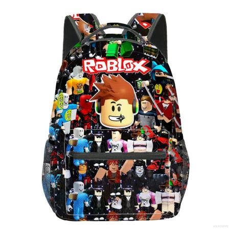 Roblox Primary and Secondary School Jenter Skolesekk Ryggsekk Matpose Dobbeltlags blyantveske Tredelt sett backpack3