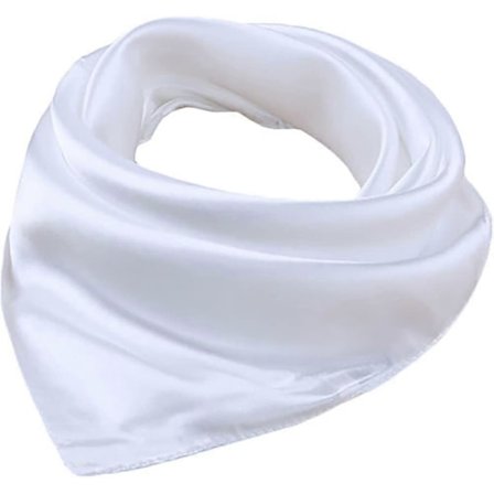 Dam Enfärgad Fläck Charmeuse Halsduk Fyrkantig Sjal 23" * 23"