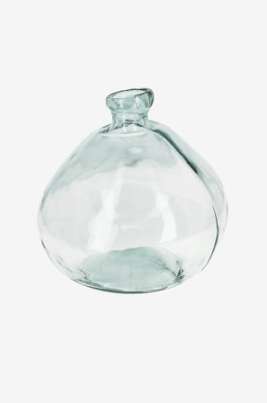 Kave Home - Vase Brenna Stor - Transparent - Krukker & vaser - Fra Homeroom