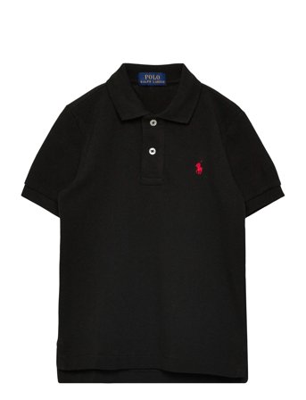 Ralph Lauren Kids Cotton Mesh Polo Shirt - Black - 94-100