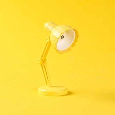 Blomformad LED Mini Magnetisk Bordslampa Fällbar Sänglampa Nattlampa (09A Gul)