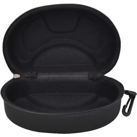 ING Støtsikkert, hardt EVA vanntett oppbevaringsetui med glidelås for snowboardbriller, beskytter linser mot riper og støv