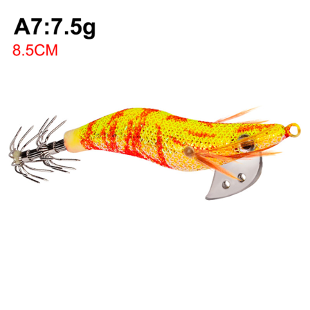Räkor Squid Hook Simulering Set Av Squid Road Sub-bait Fishin